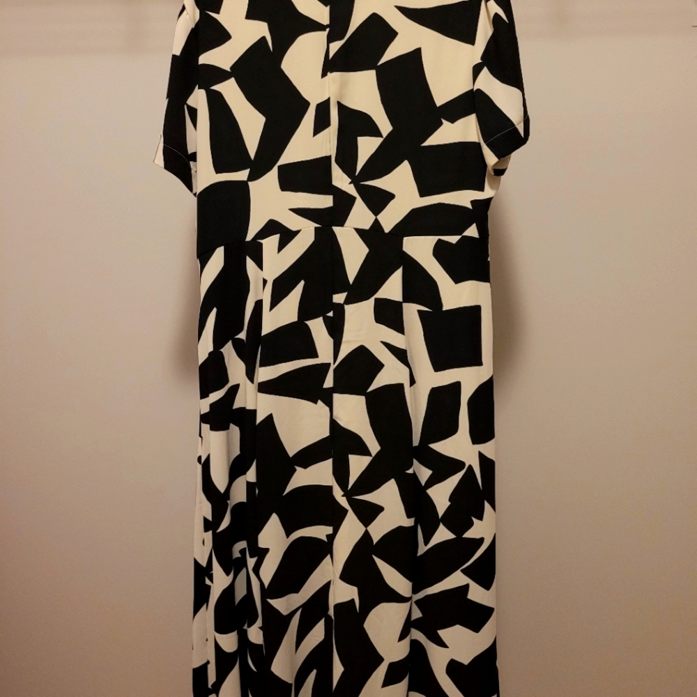 New York & Company Black and White Dress XL - Picture 3 of 5